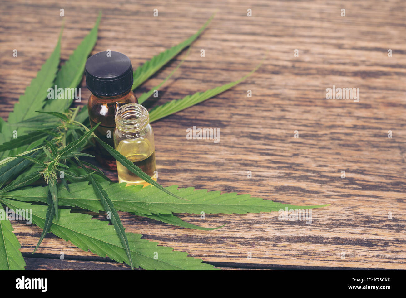 Medical Cannabis ( Marijuana ) oil Stock Photo Alamy