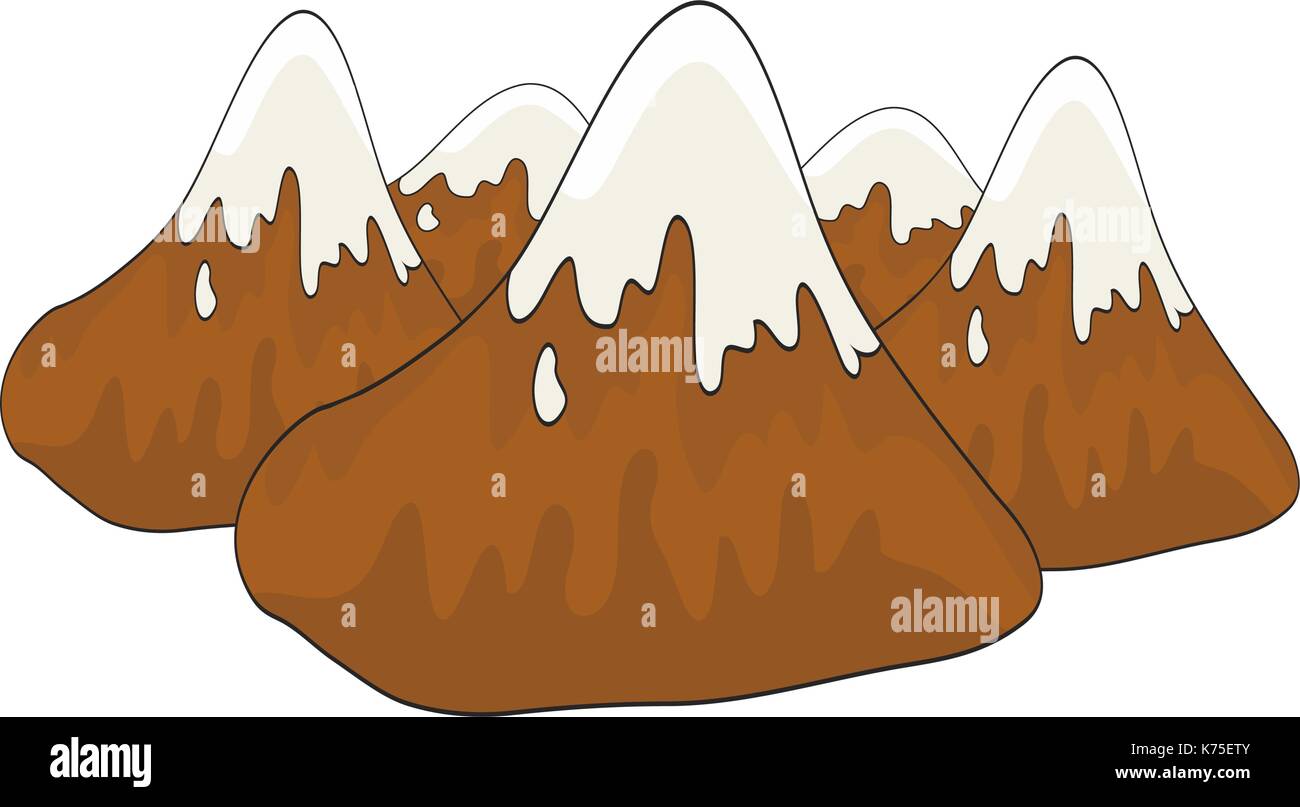 mountains isolated vector symbol icon design. Beautiful illustration isolated on white background Stock Vector