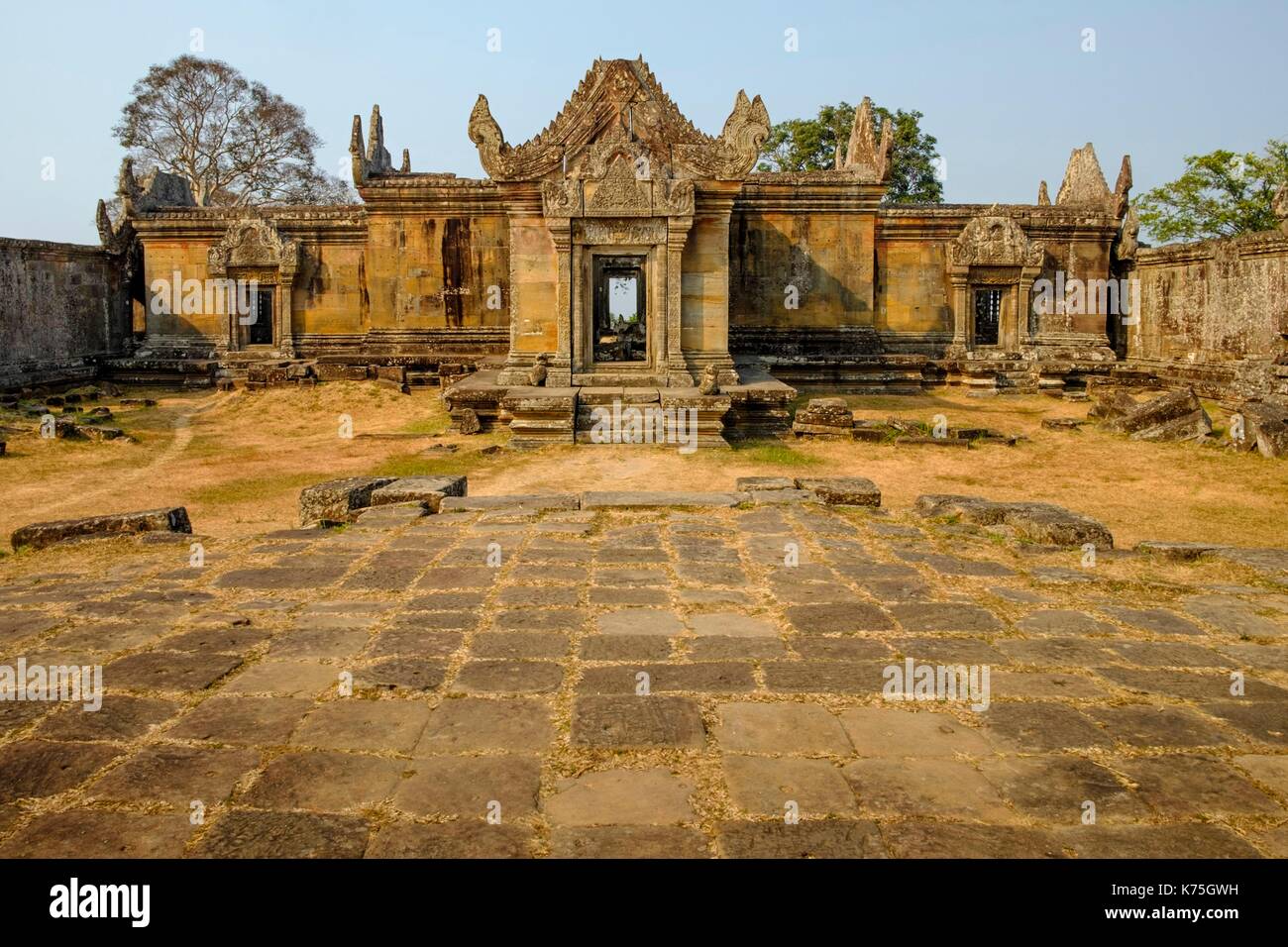 Cambodia, Preah Vihear province, Preah Vihear temple, on the world heritage list of UNESCO, dated 9 to 11 th. century Stock Photo
