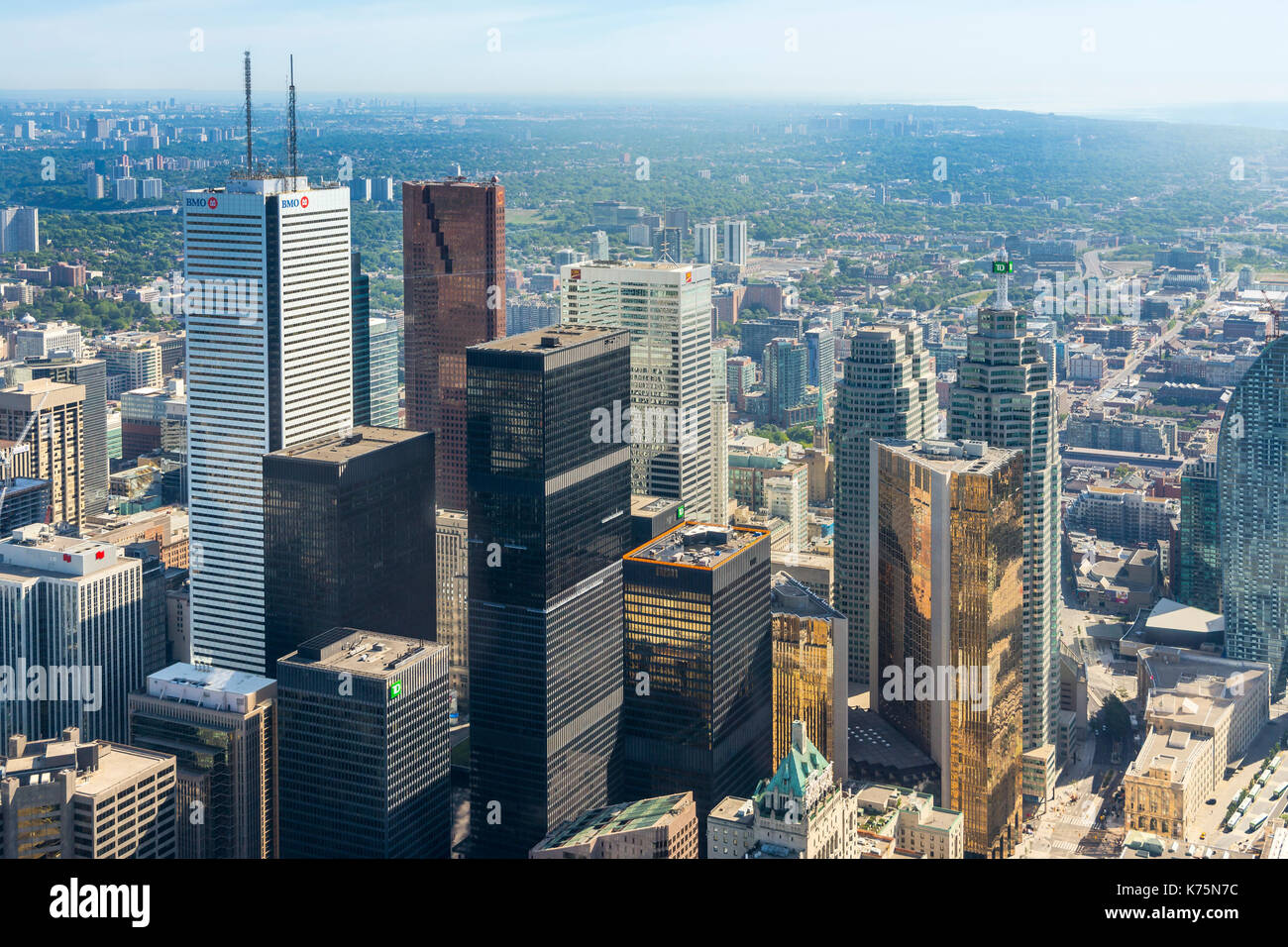 Cn tower toronto view from top hi-res stock photography and images - Alamy