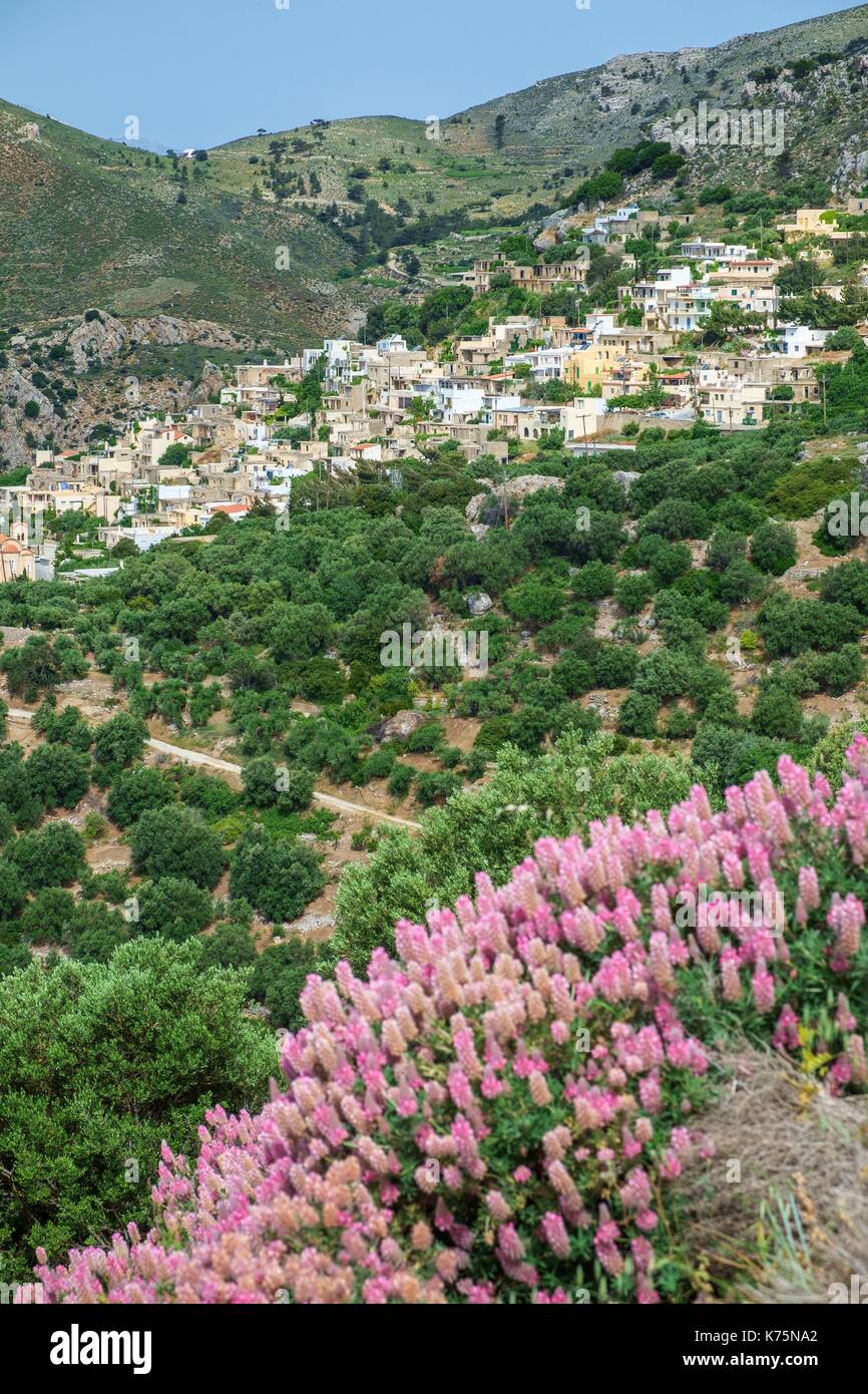 Greece, Eastern Crete, Lassithi district, surroundings of Ierapetra,  mountain village of Agios Ioannis Stock Photo - Alamy