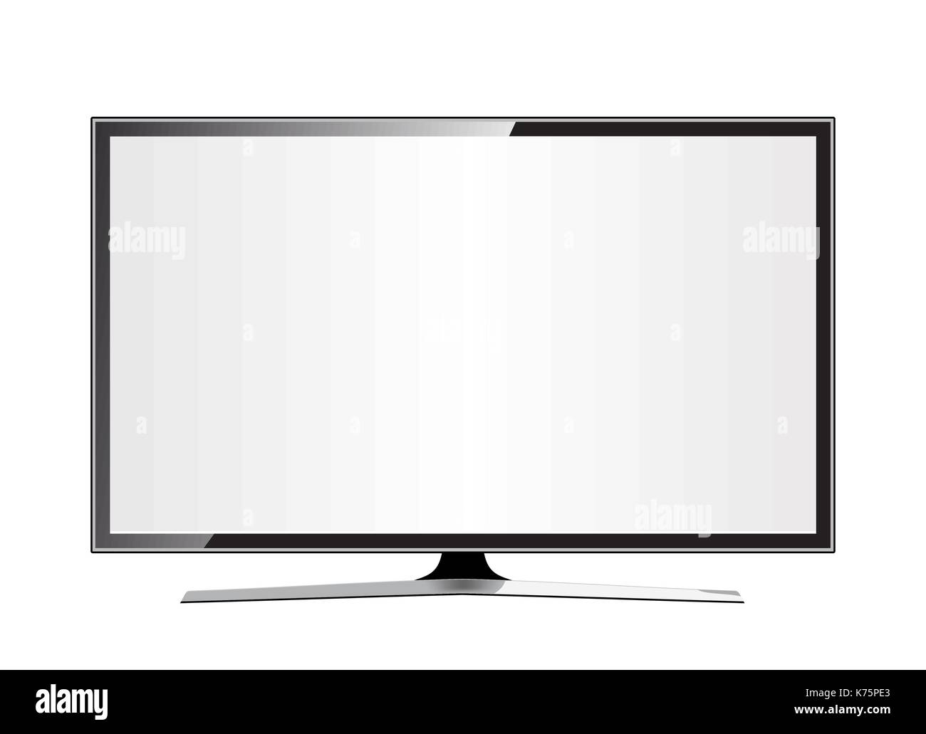 TV flat screen lcd, plasma realistic Stock Vector Image & Art - Alamy
