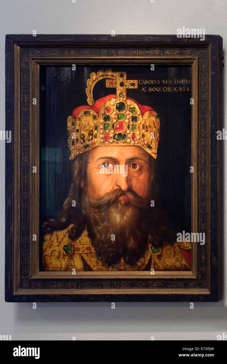 Charlemagne portrait hi-res stock photography and images - Alamy