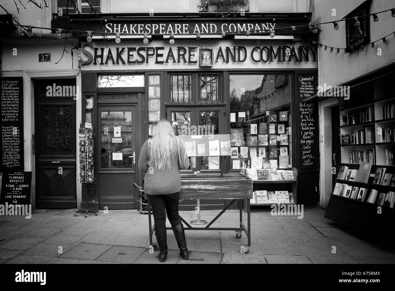 Photo of Shakespeare and Company Bookstore Paris Photograph 