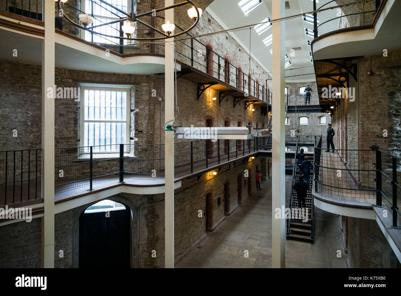 Ireland, County Cork, Cork City, Cork City Gaol, jail museum, West Wing interior Stock Photo Alamy