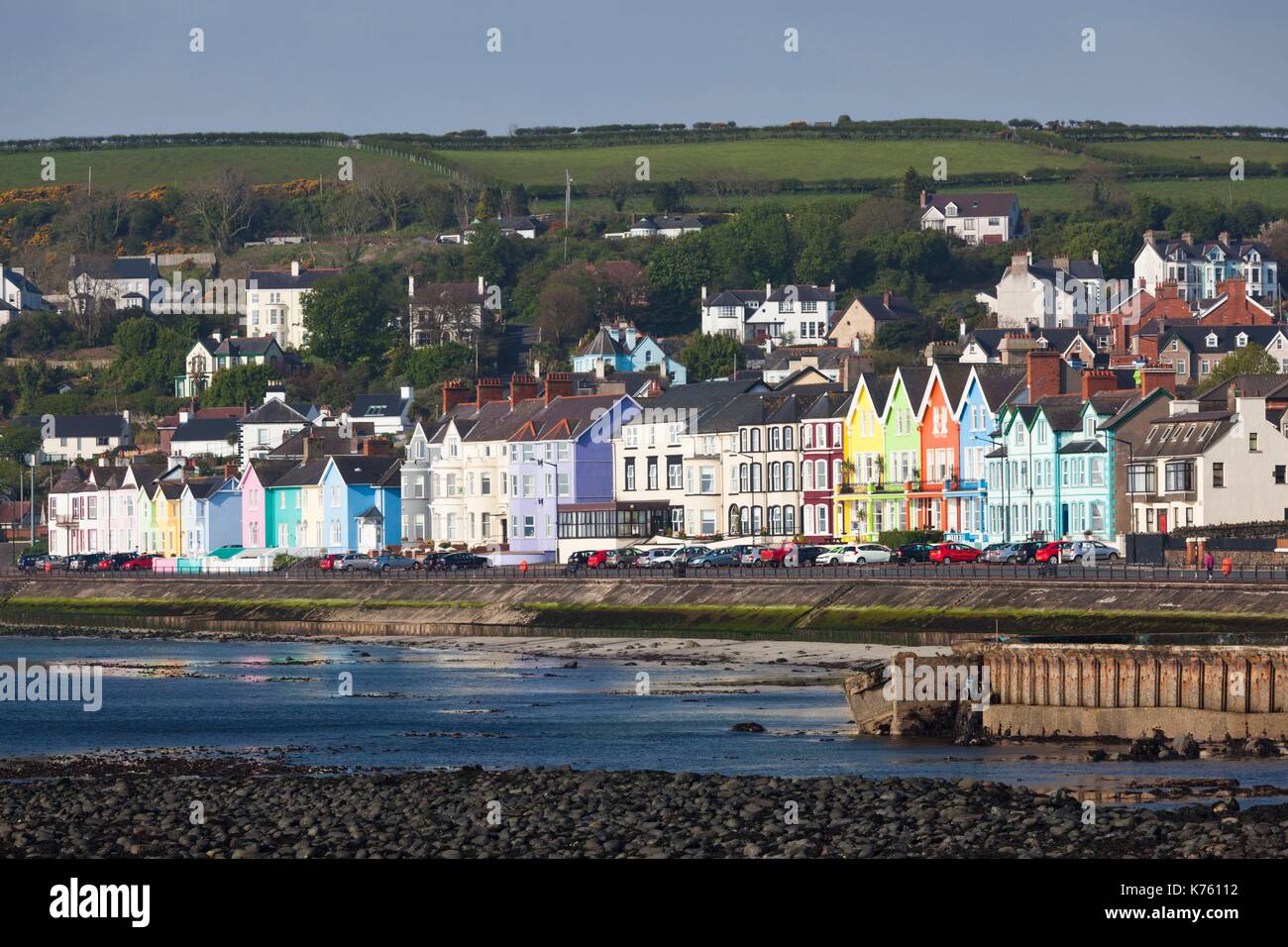 United Kingdom, Northern Ireland, County Antrim, Whitehead, colorful
