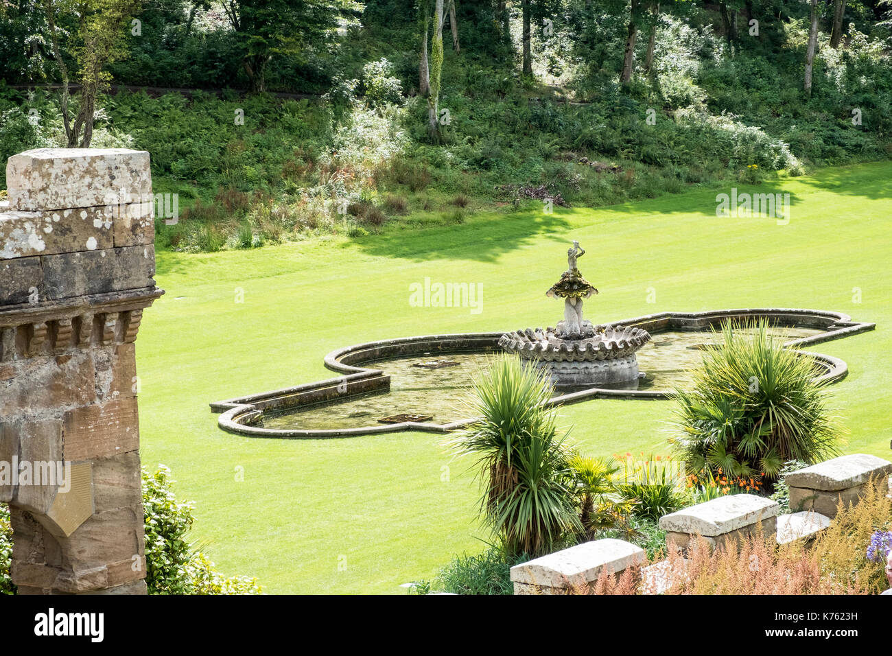 Gardens at stately home of Culzean Castle Girvan Scotland Stock Photo