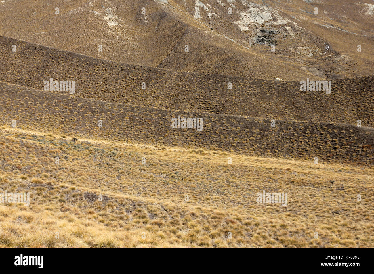 Lindis Pass New Zealand Stock Photo