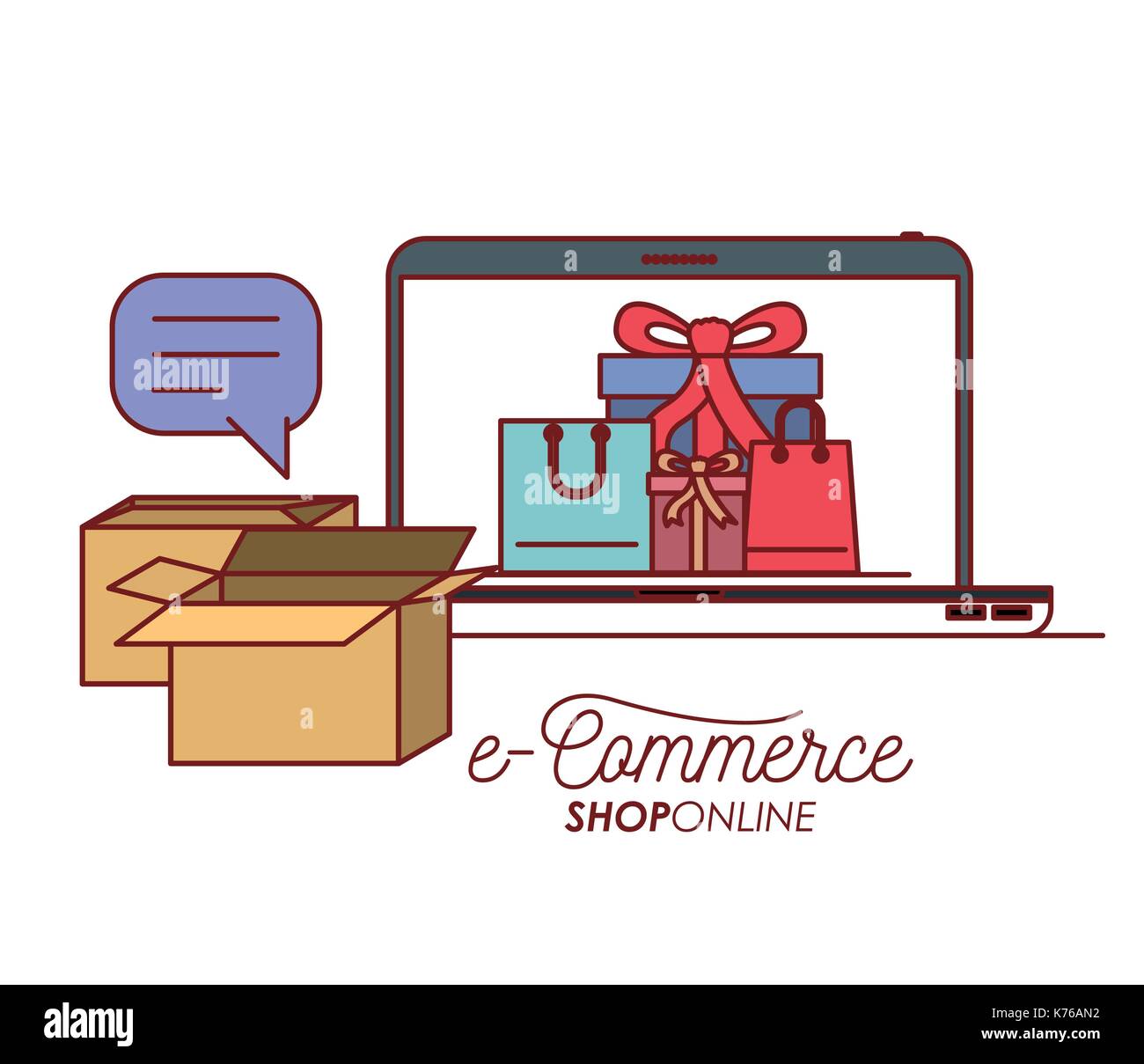 laptop with wallpaper inside of set gift and bag shopping e-commerce shop online on white background Stock Vector Image & Art - Alamy laptop with wallpaper inside of set gift and bag shopping e-commerce shop online on white background Stock Vector Image & Art - Alamy