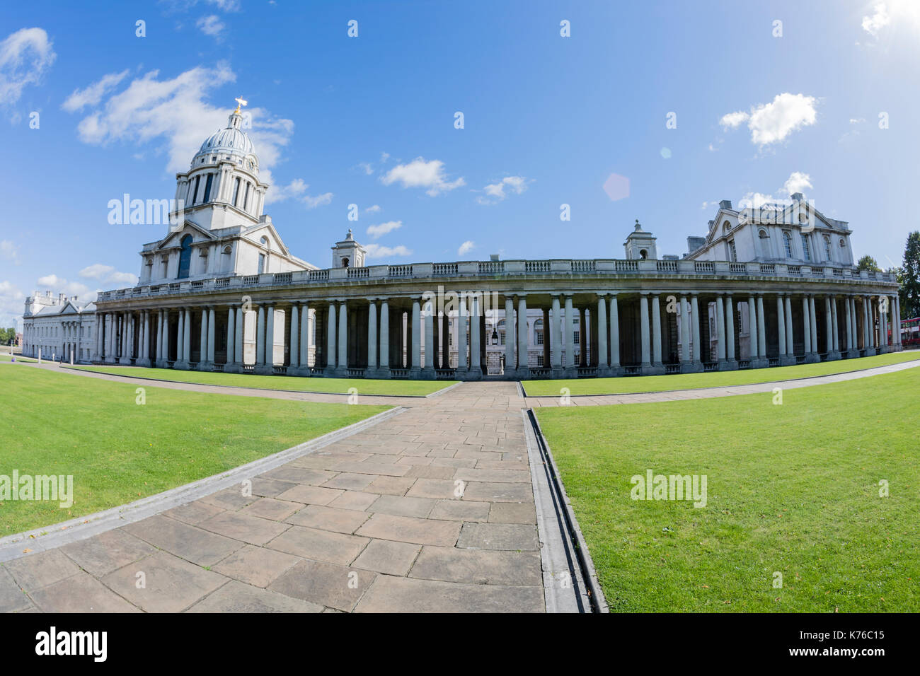 The Old Royal Naval College at Greenwich, London Stock Photo