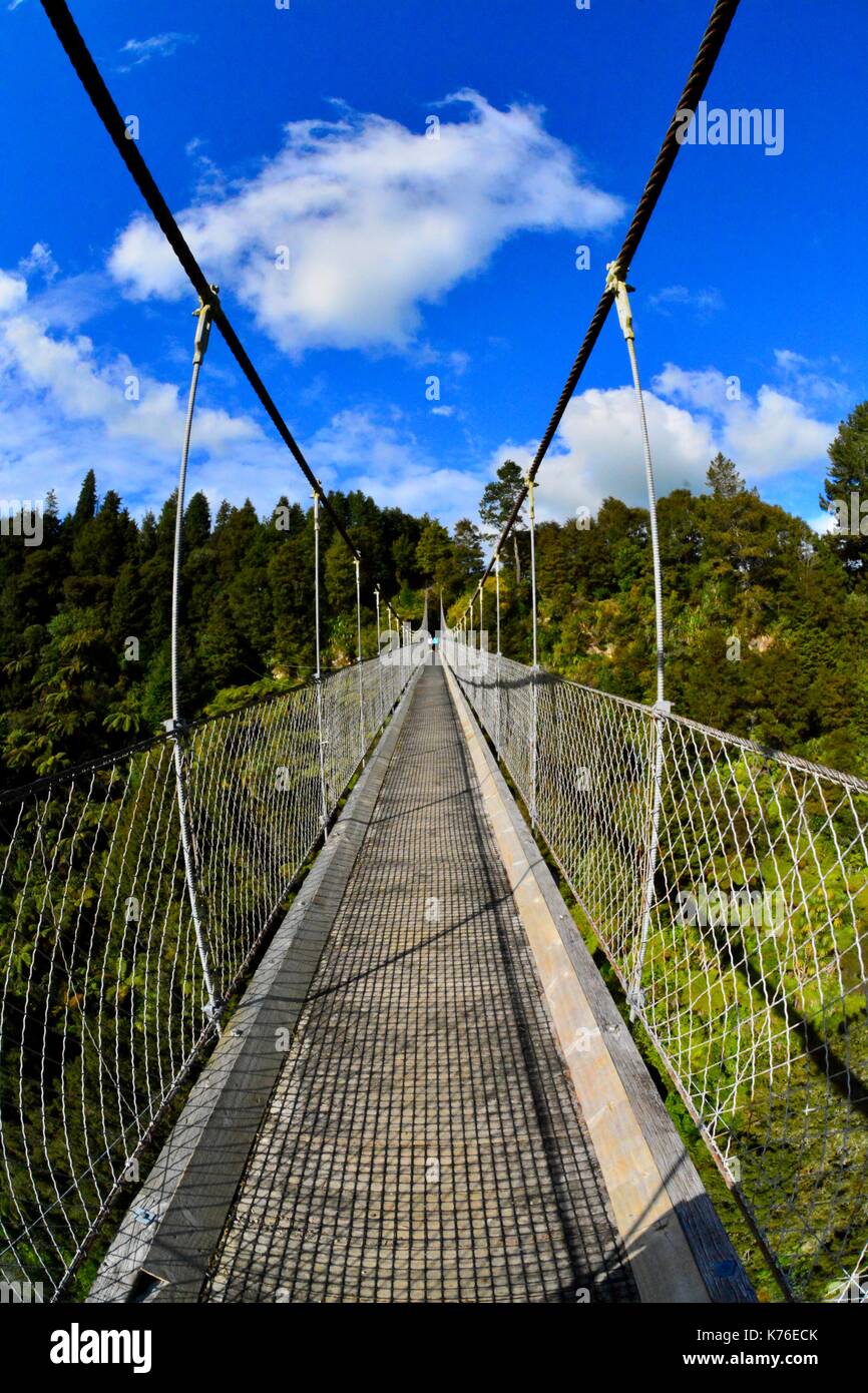 Bridge in New Zealand Stock Photo