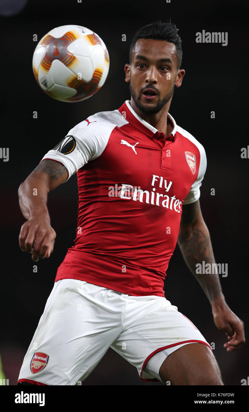 Arsenal's Theo Walcott during the Europa League match at the Emirates