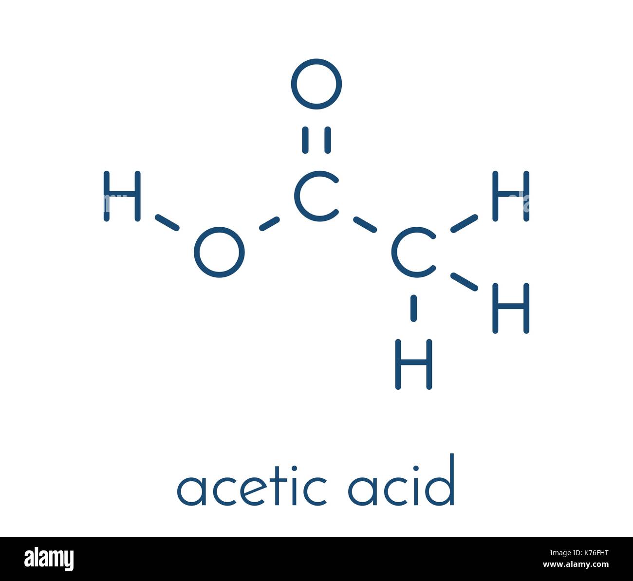 Acetic acid molecule. Vinegar is an aqueous solution of acetic acid ...
