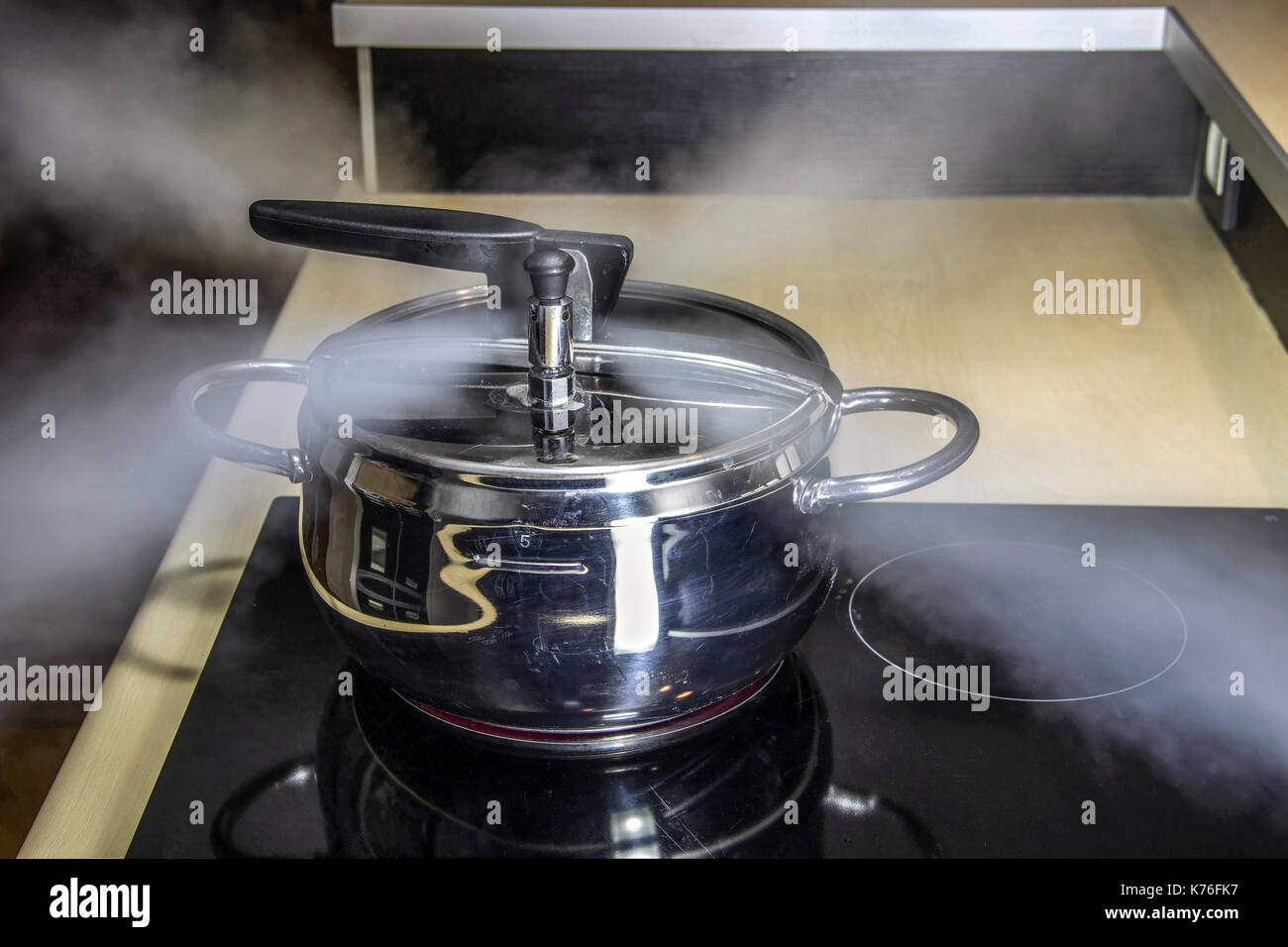 Pressure cooker releasing 2025 steam