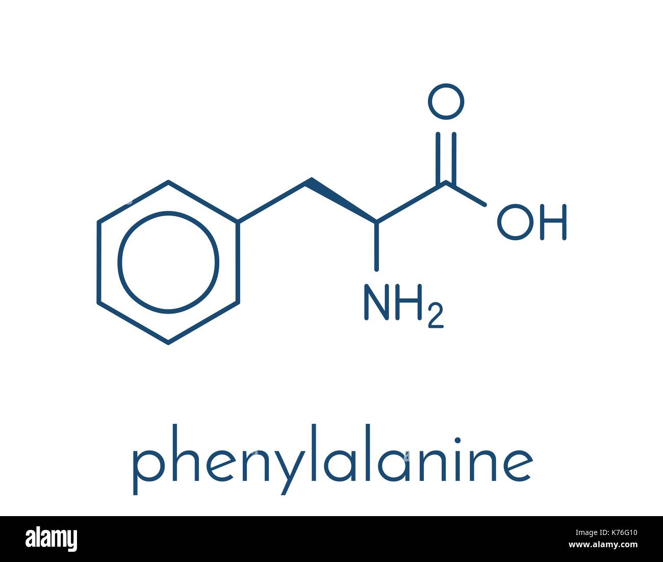 Chemical formula phenylalanine hires stock photography and images Alamy