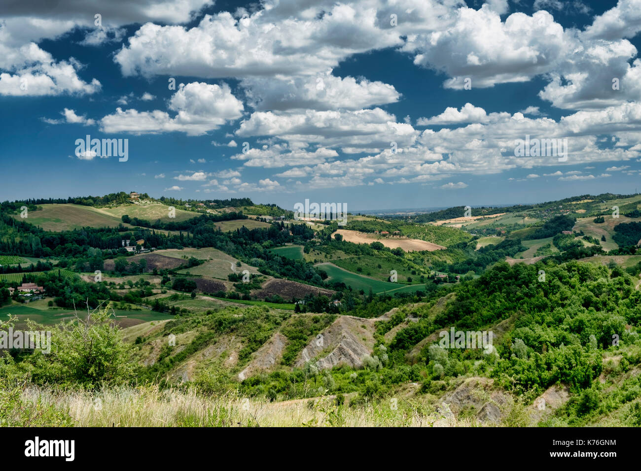 Sabbiuno (Bologna, Emilia Romagna, Italy): landscape at summer Stock Photo