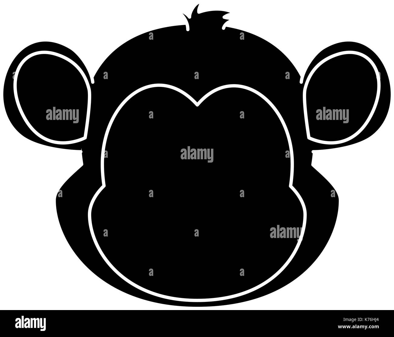 cute monkey character icon vector illustration design Stock Vector ...