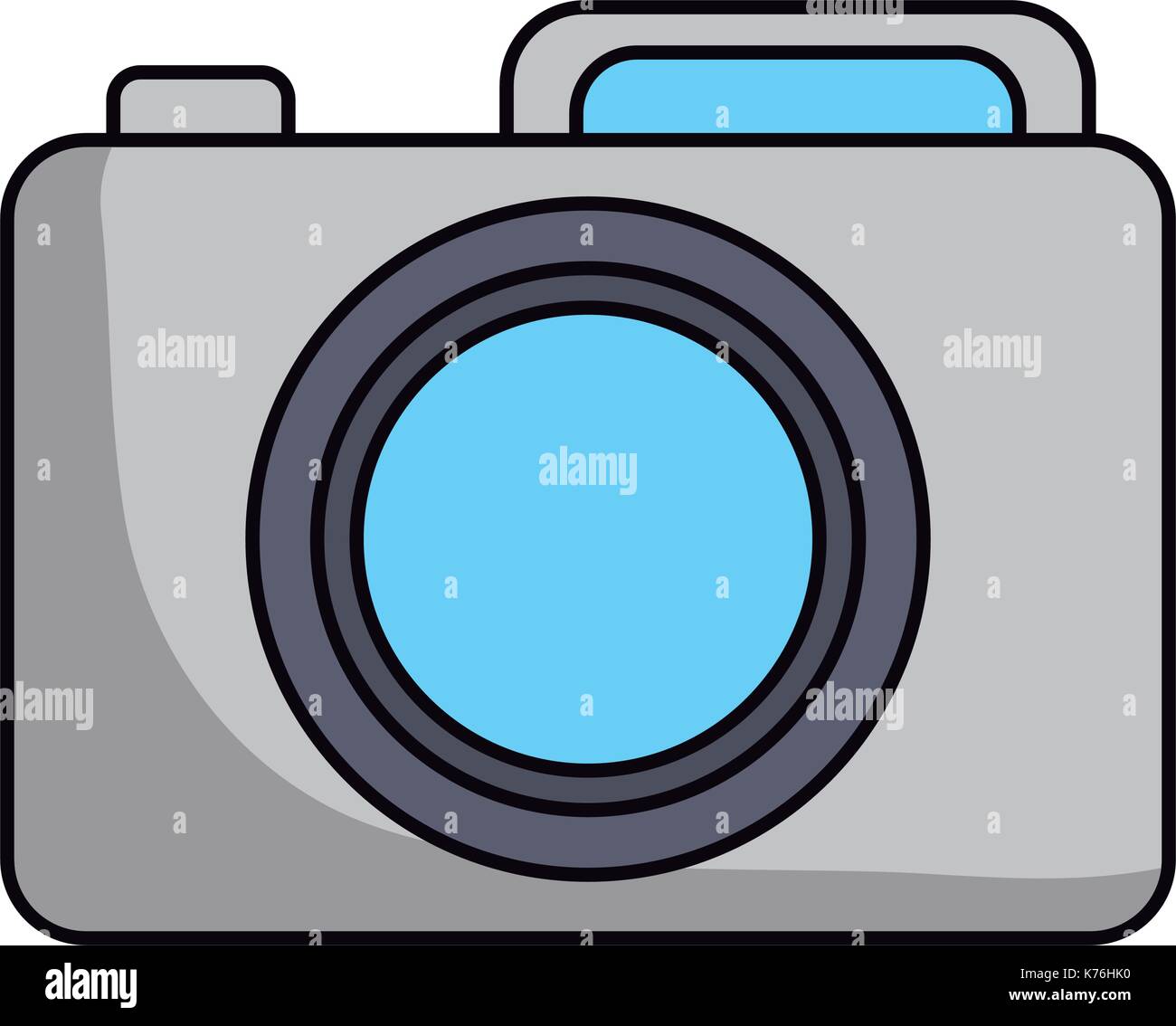photographic camera icon over white background vector illustration ...