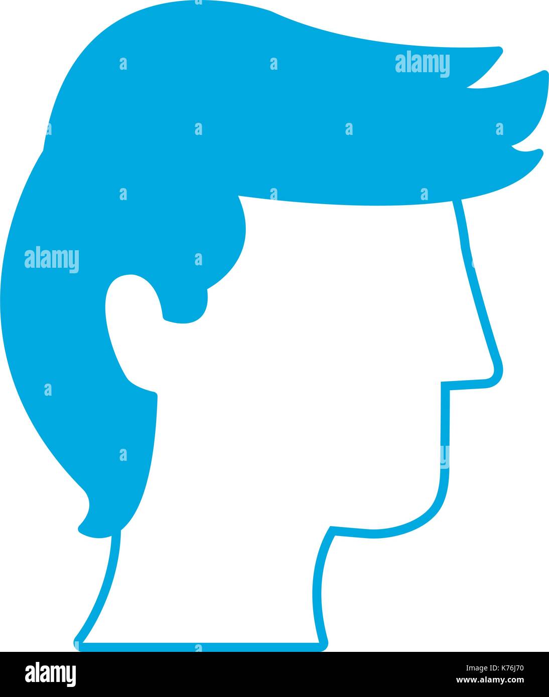 head profile of man icon Stock Vector Image & Art - Alamy