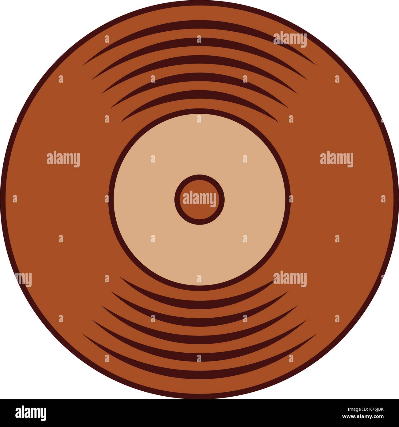 music vinyl disk record vintage cartoon Stock Vector Image & Art Alamy