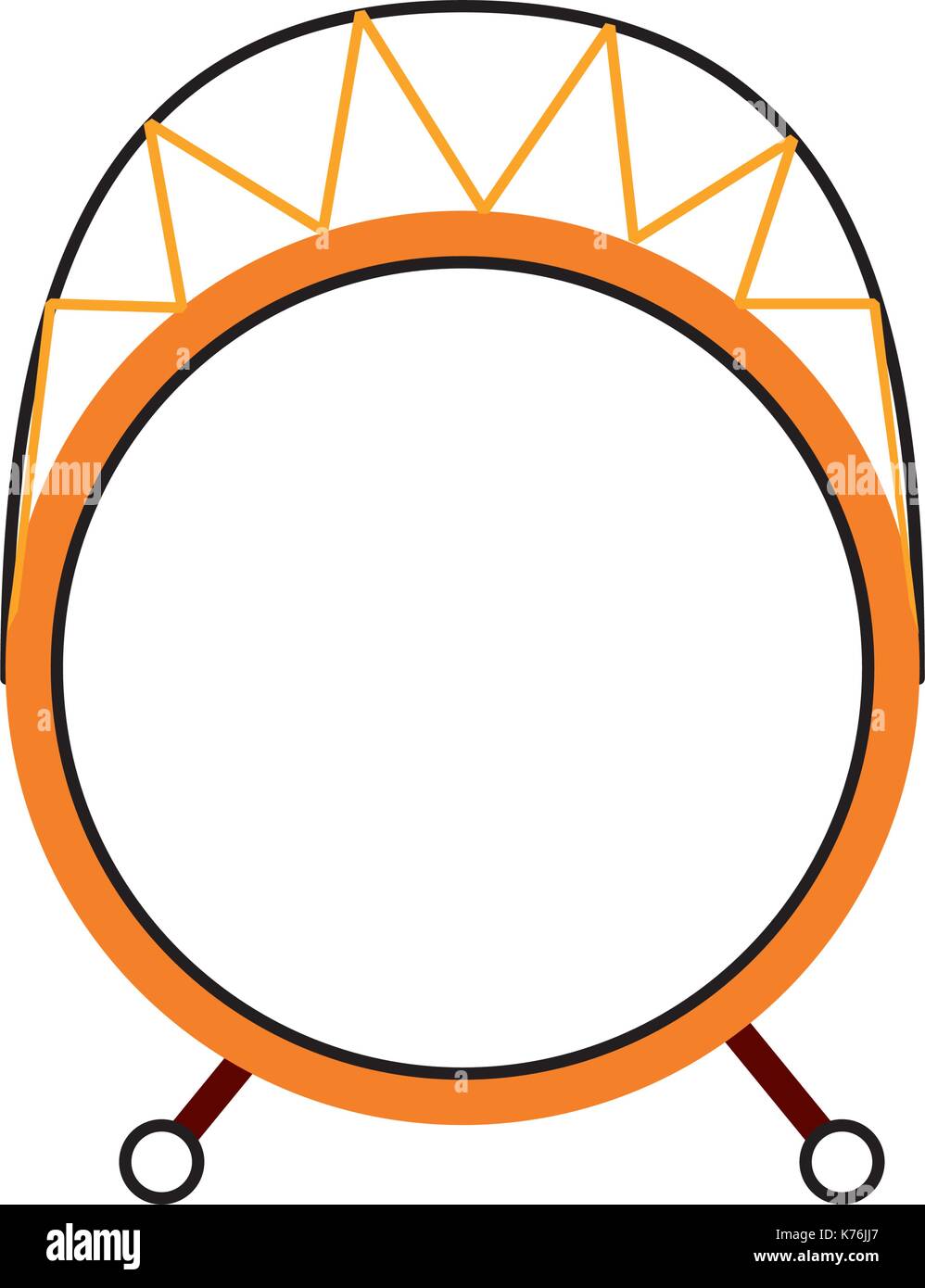 drum bass music instrument top view icon Stock Vector Image & Art - Alamy