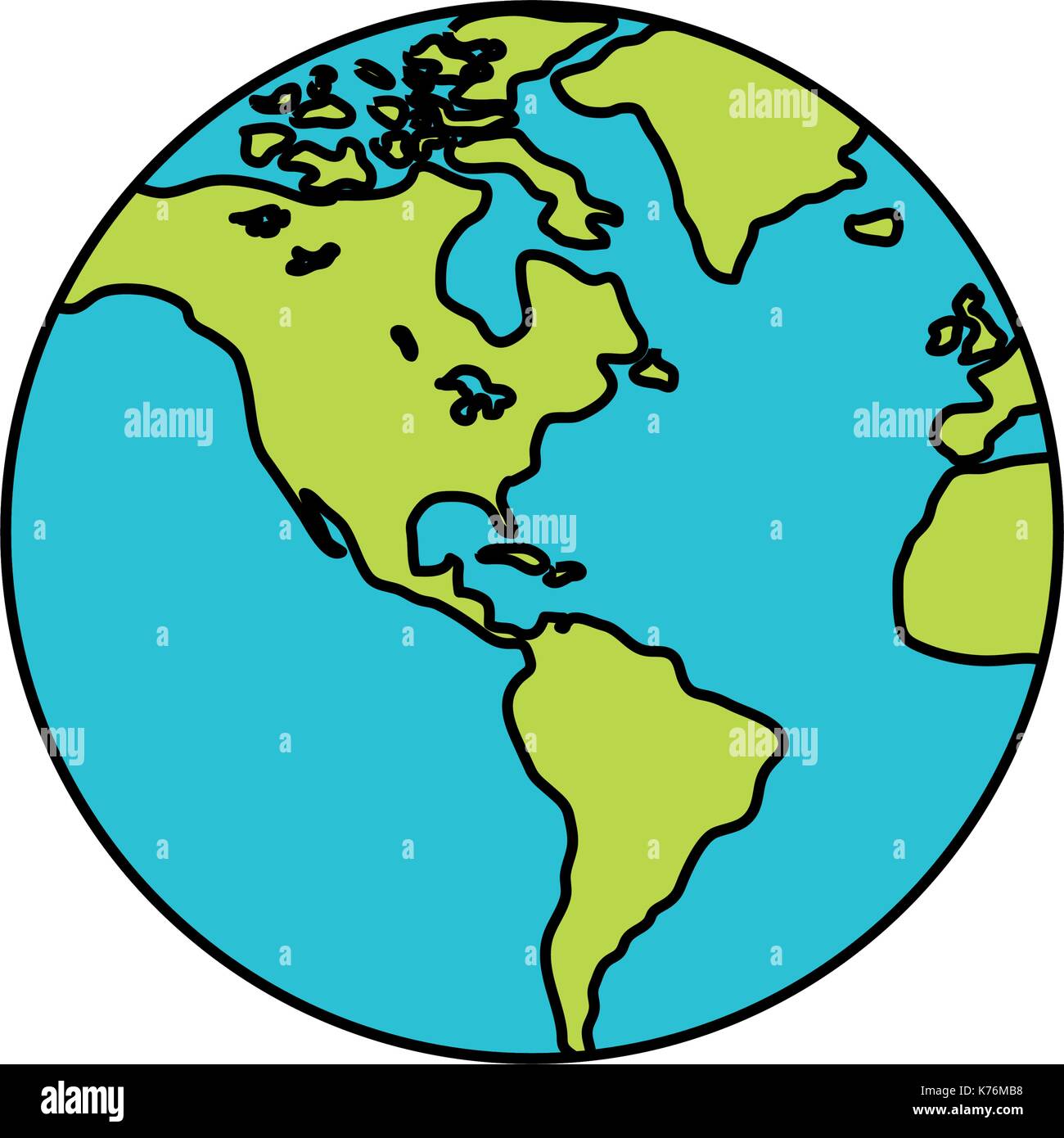 earth planet icon over white background vector illustration Stock ...