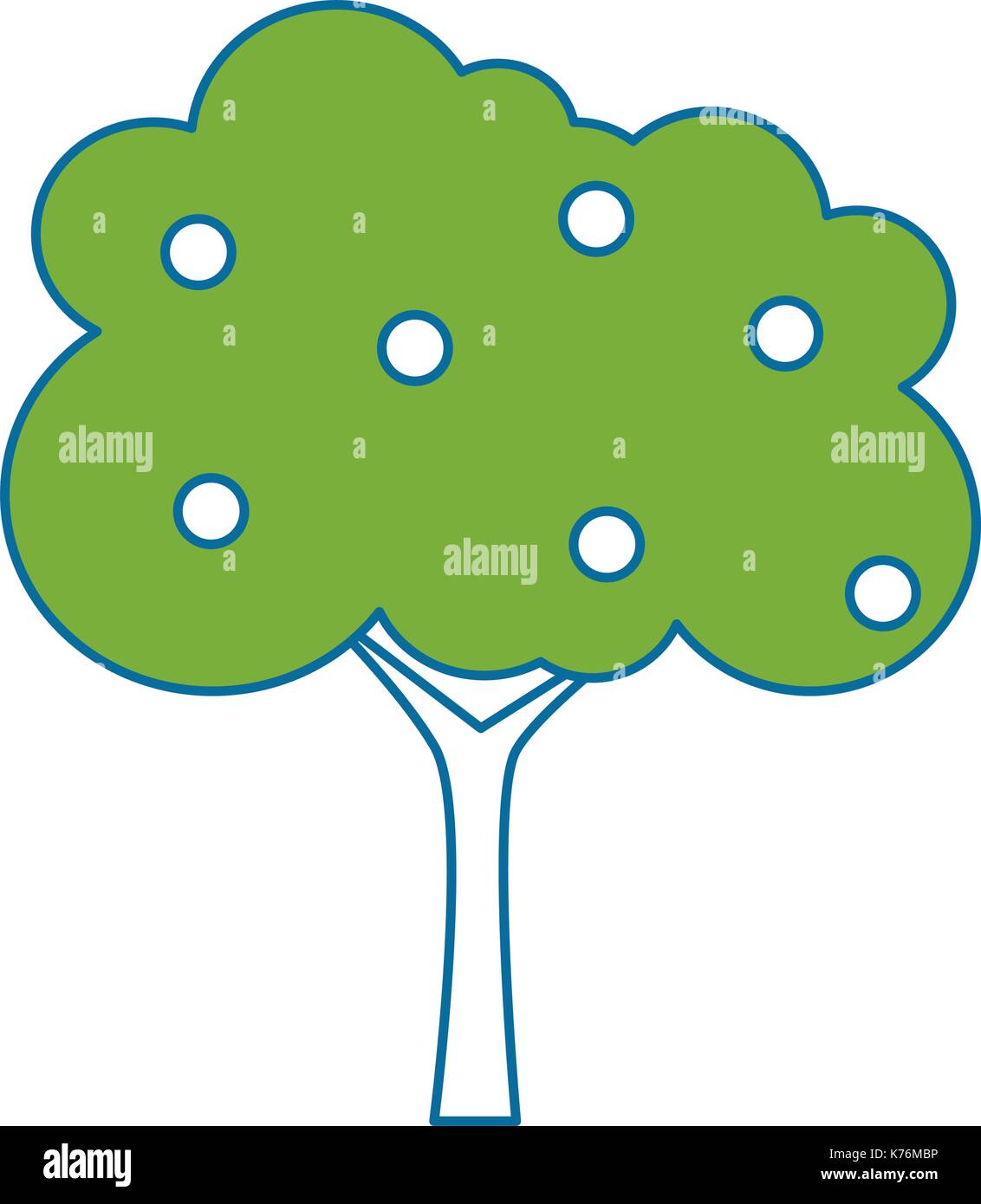 tree plant isolated icon vector illustration design Stock Vector Image ...