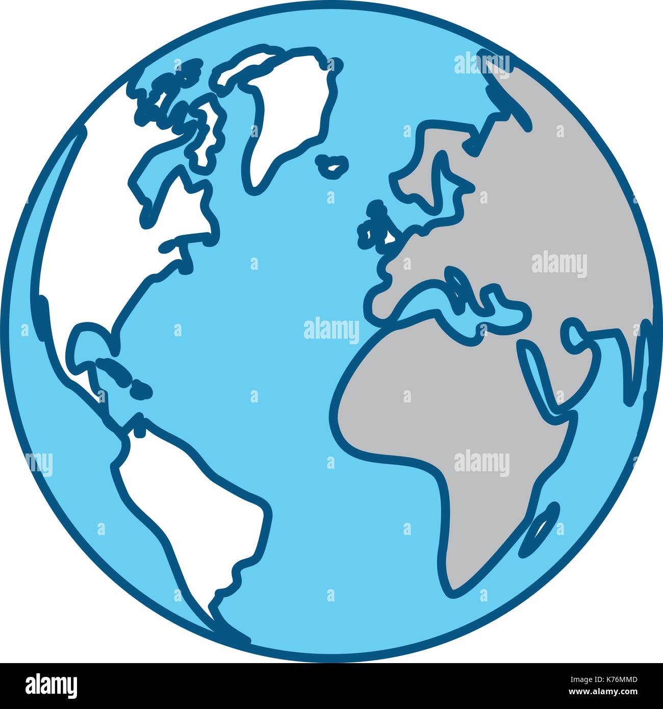 earth planet icon over white background vector illustration Stock ...