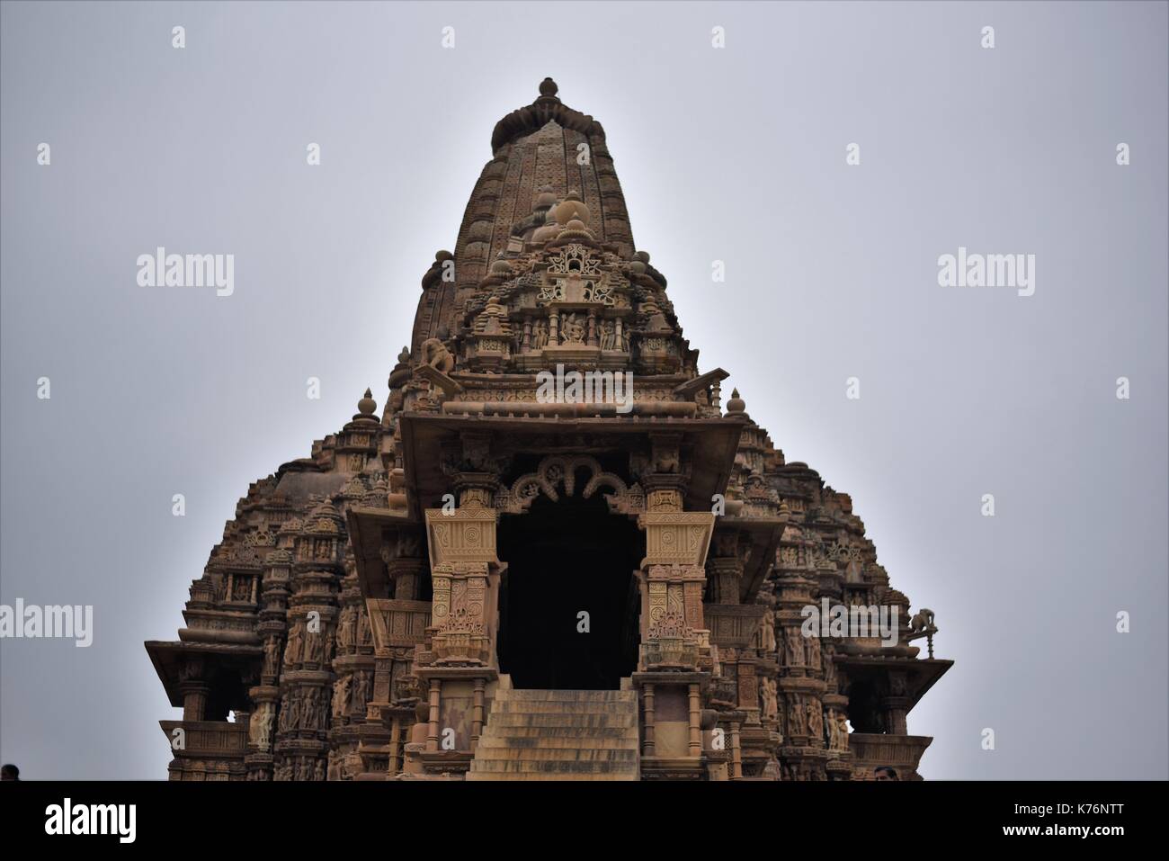 Western Group of temples - Kandariya Mahadeva Temple Stock Photo