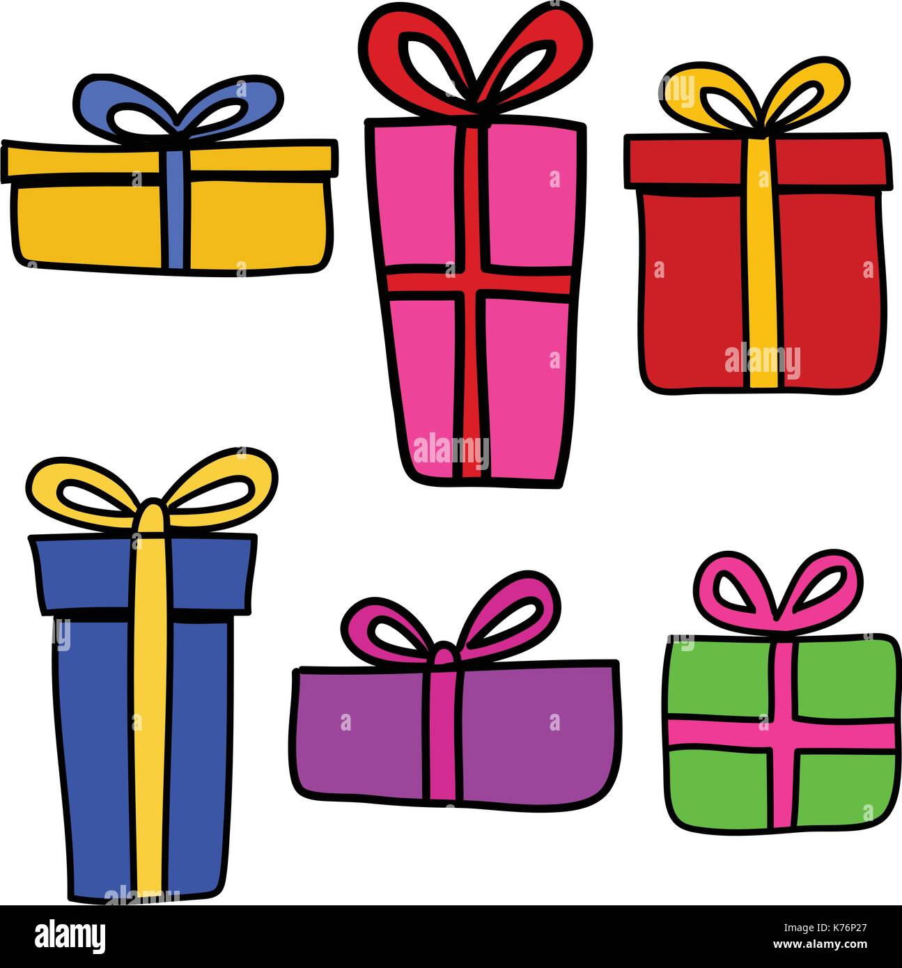 gift boxes Stock Vector