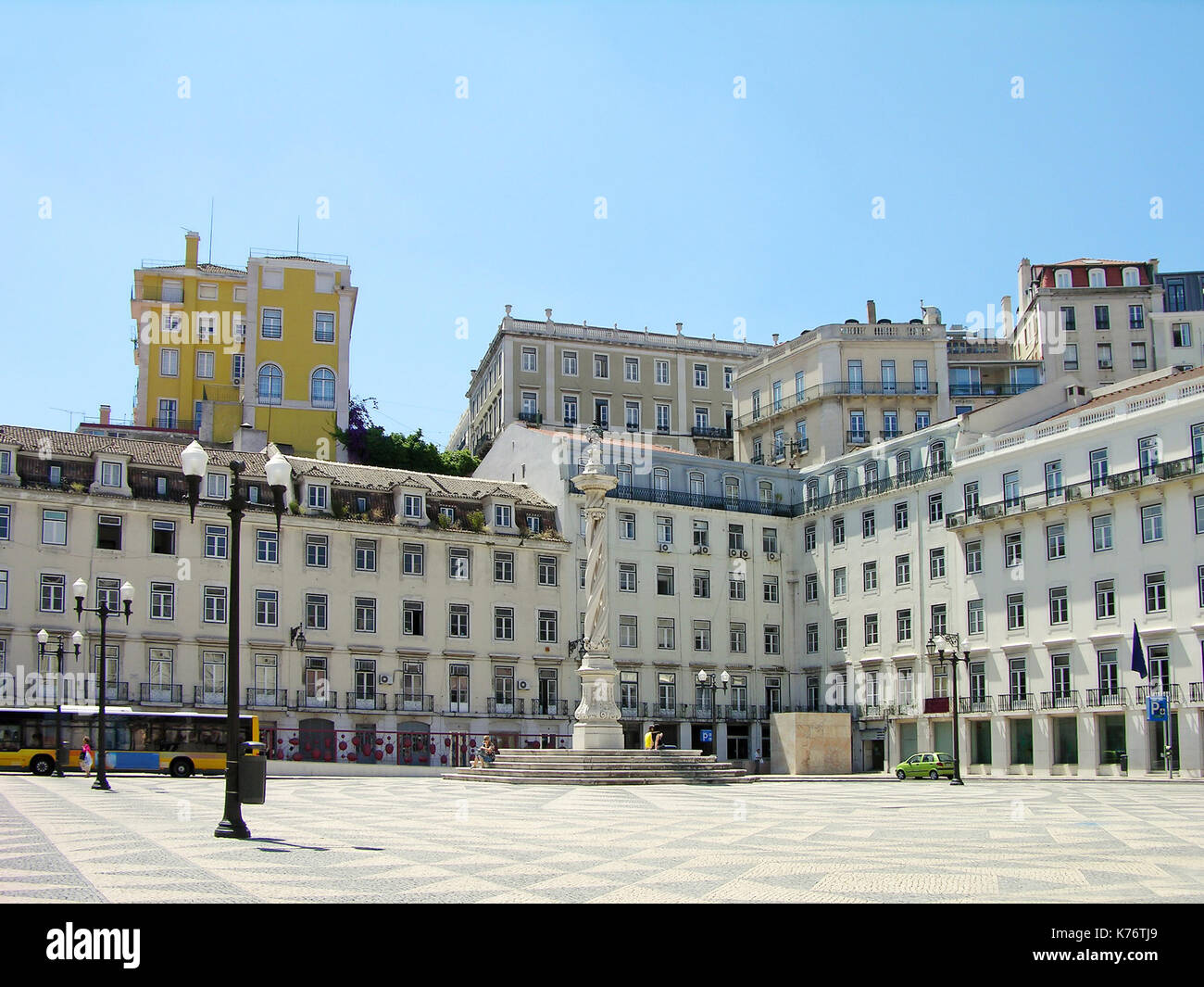 Praca (square) do Municipio, Lisbon, Portugal Stock Photo