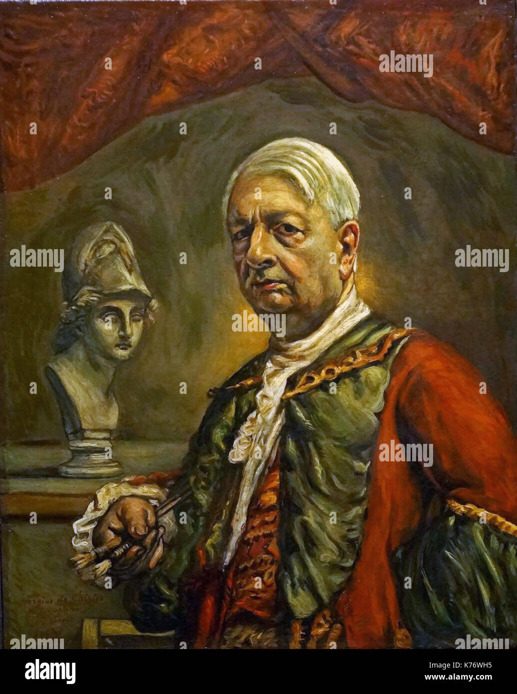 Giorgio de Chirico - Autoritratto con testa di Minerva - 1958 Stock Photo