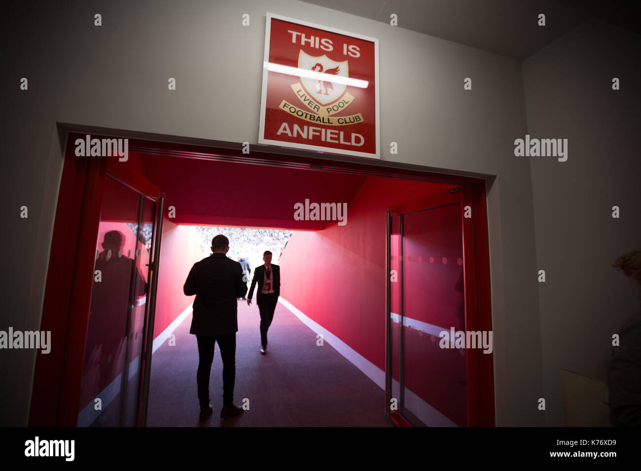 Liverpool Fc S Anfield Stadium In Liverpool In England On 15 Stock Photo Alamy
