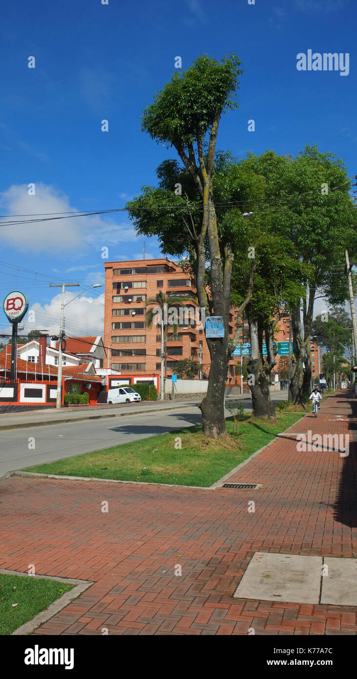 View of Ordonez Lasso Avenue in the modern area of the city of Cuenca Stock  Photo - Alamy