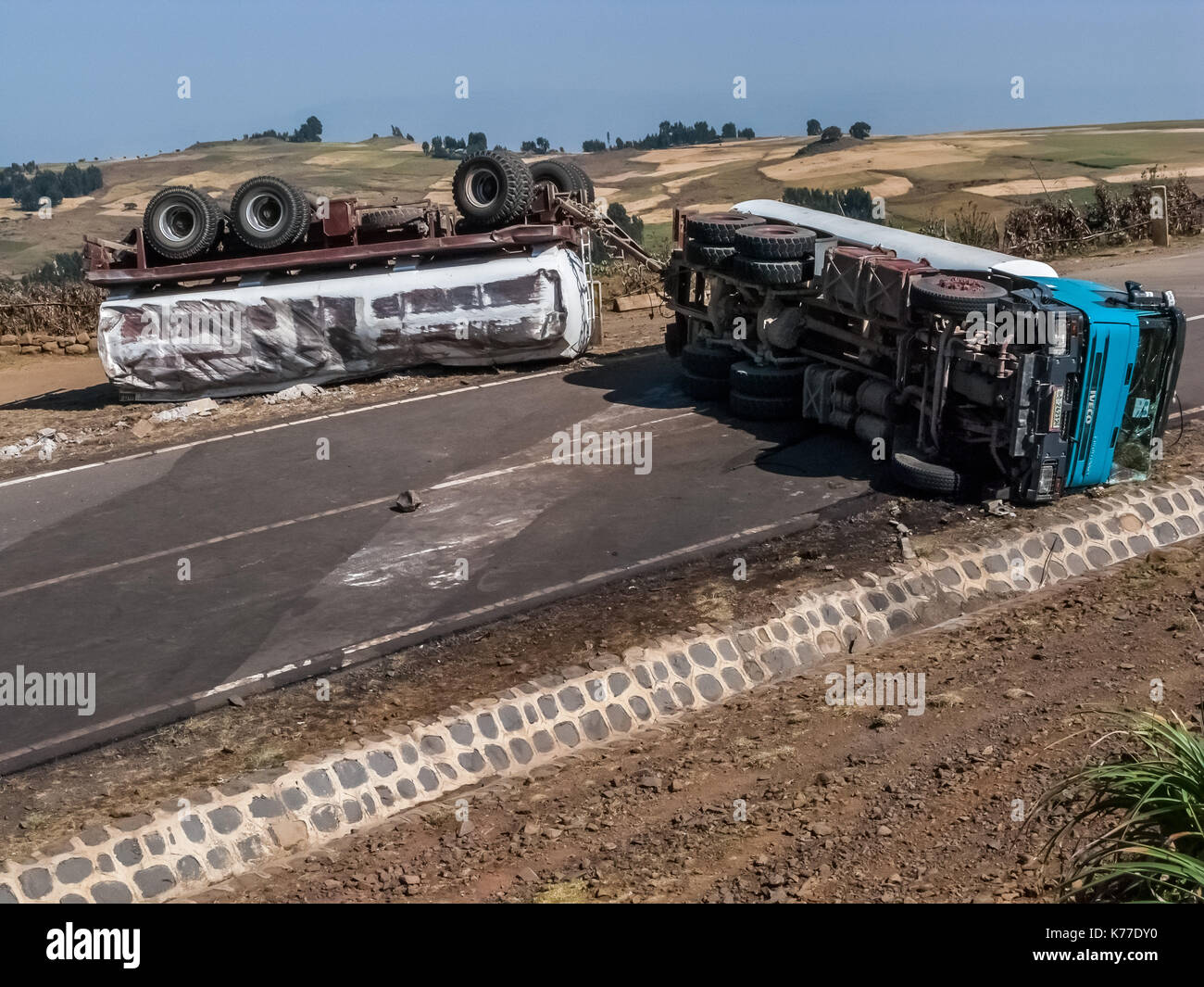 Addis-Goha Tsion Road, Ethiopia Stock Photo - Alamy