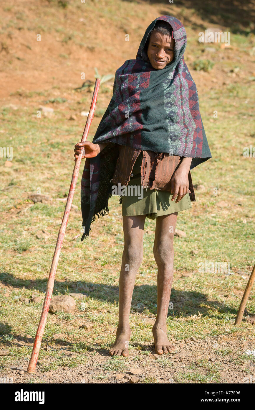 Young boy, Addis-Goha Tsion Road, Ethiopia Stock Photo - Alamy