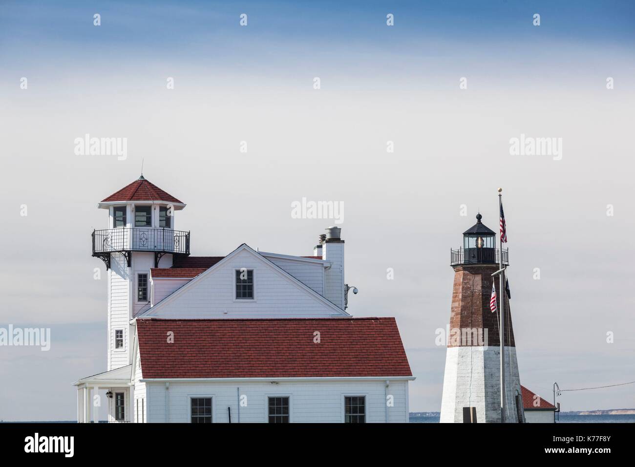 United States, Rhode Island, Point Judith, Point Judith Lighthouse