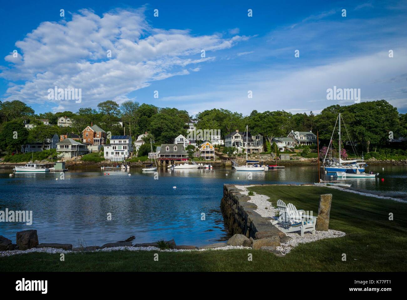 United States, Massachusetts, Cape Ann, Annisquam, Lobster Cove Stock