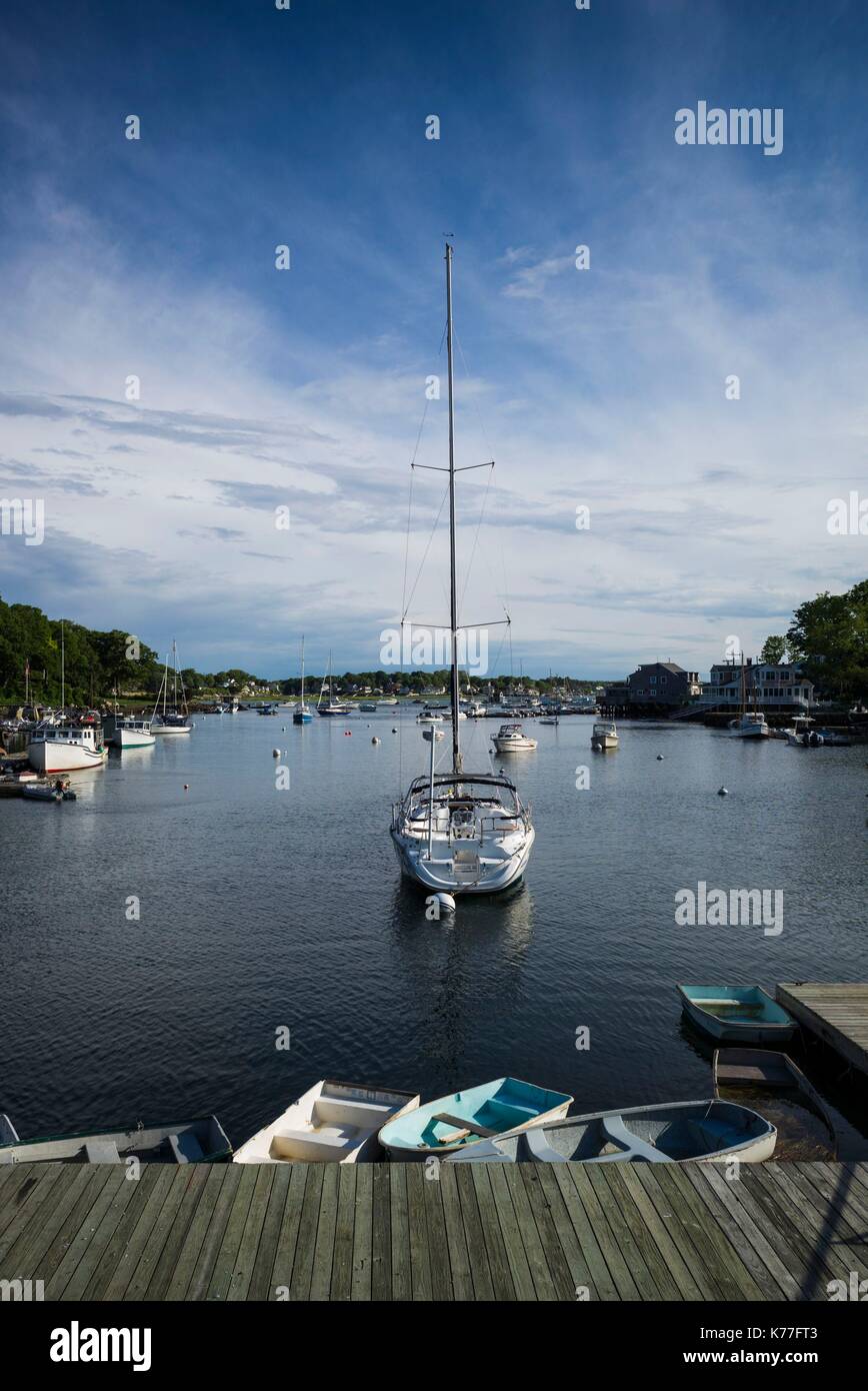 United States, Massachusetts, Cape Ann, Annisquam, Lobster Cove Stock