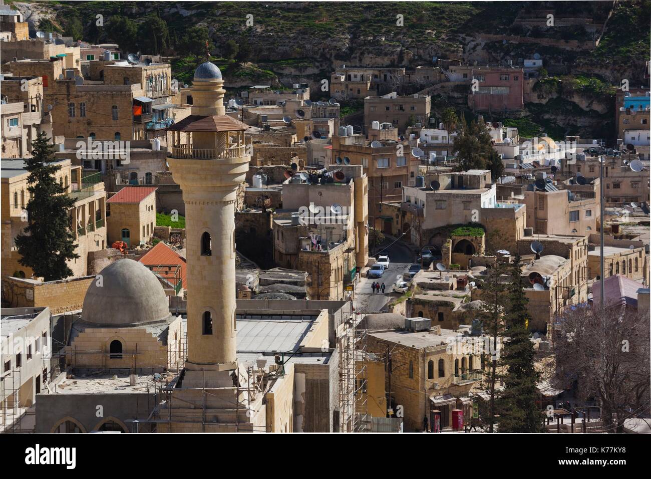 Jordan, Ammanarea, Salt, Ottomanera town, overview Stock Photo Alamy