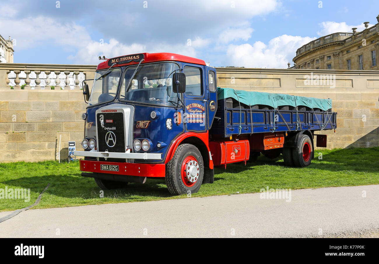 A 1969, Atkinson Raider, reg. no. BWA 612G, in the colours of M. C. Thomas, Brackenfield, Derbyshire, England, UK Stock Photo