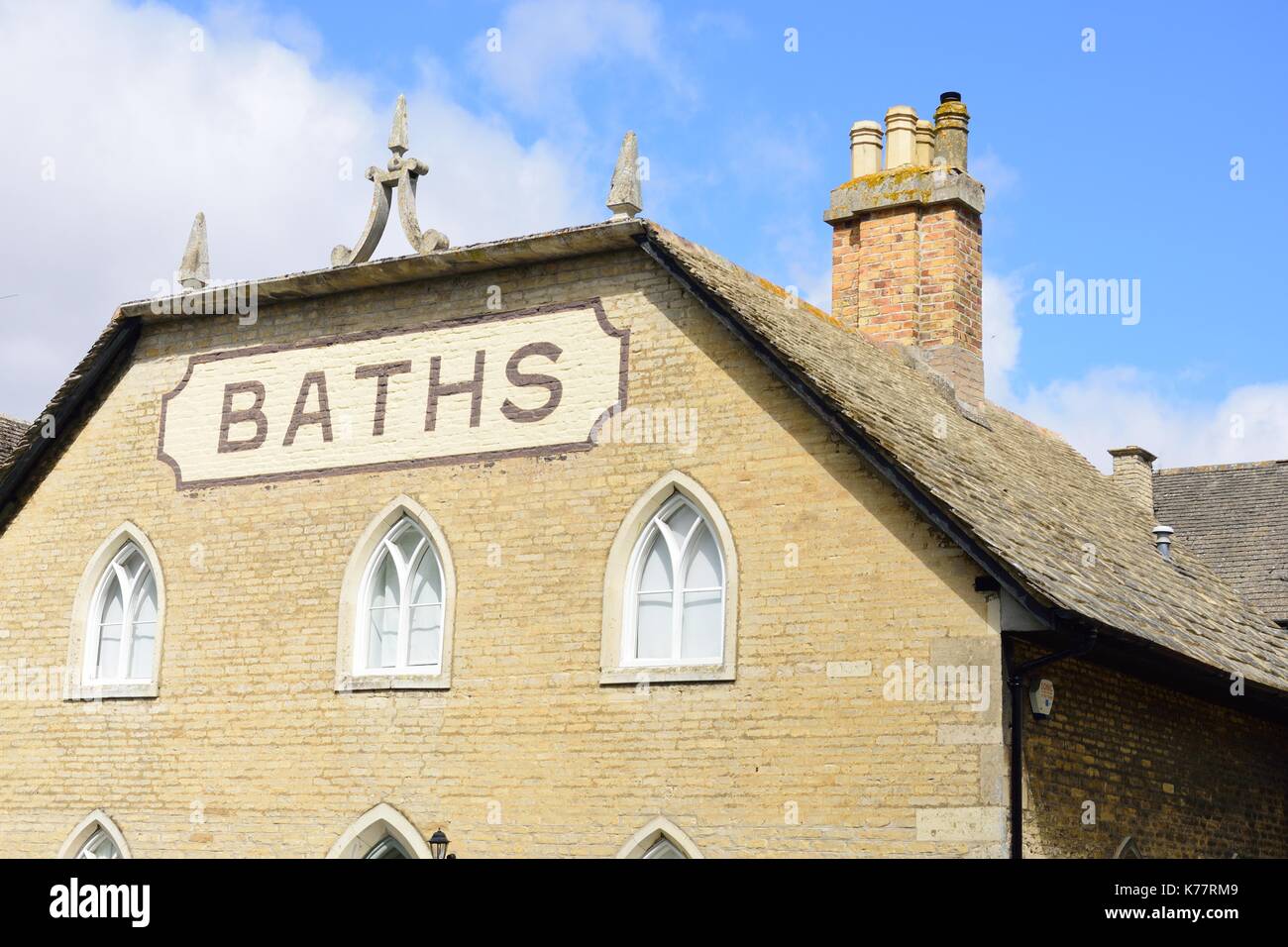 Public bath building england Stock Photo Alamy