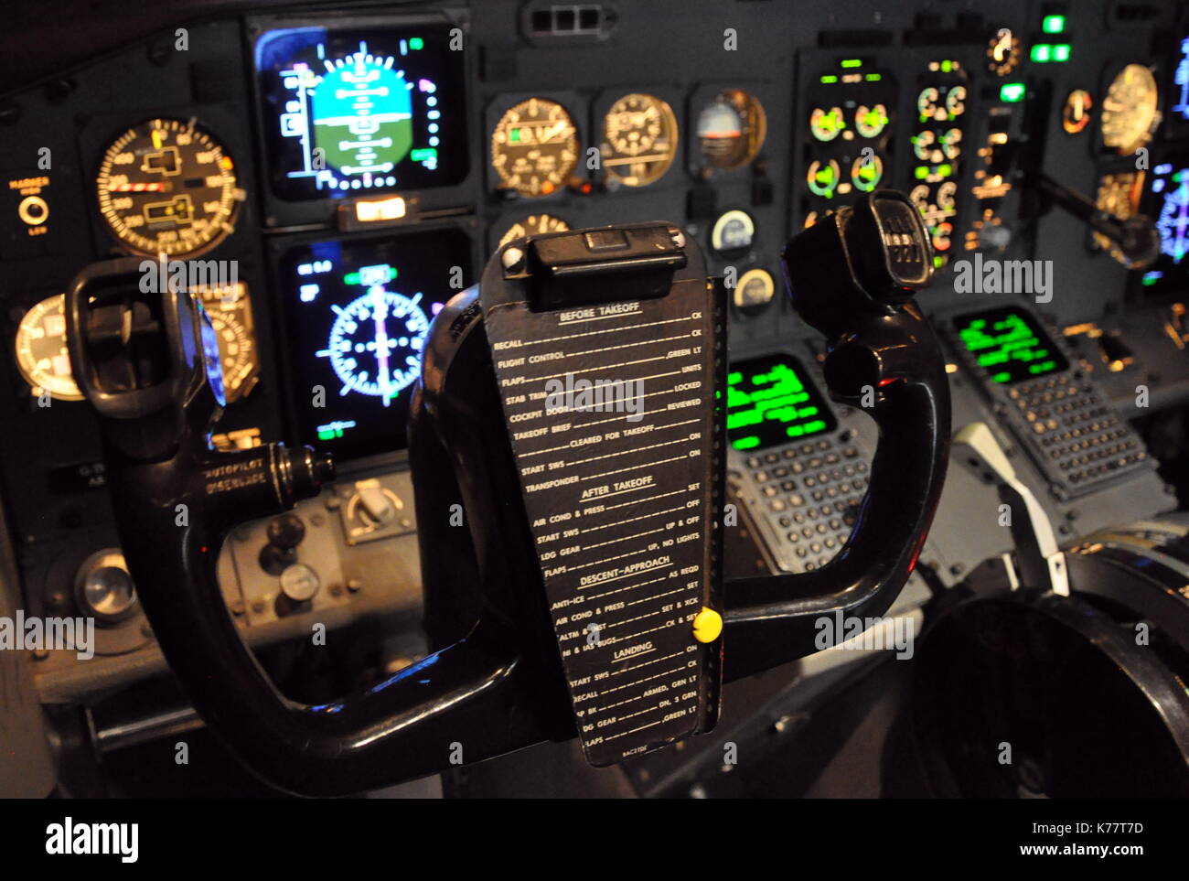 Flight Simulator Synthetic Training Device Stock Photo
