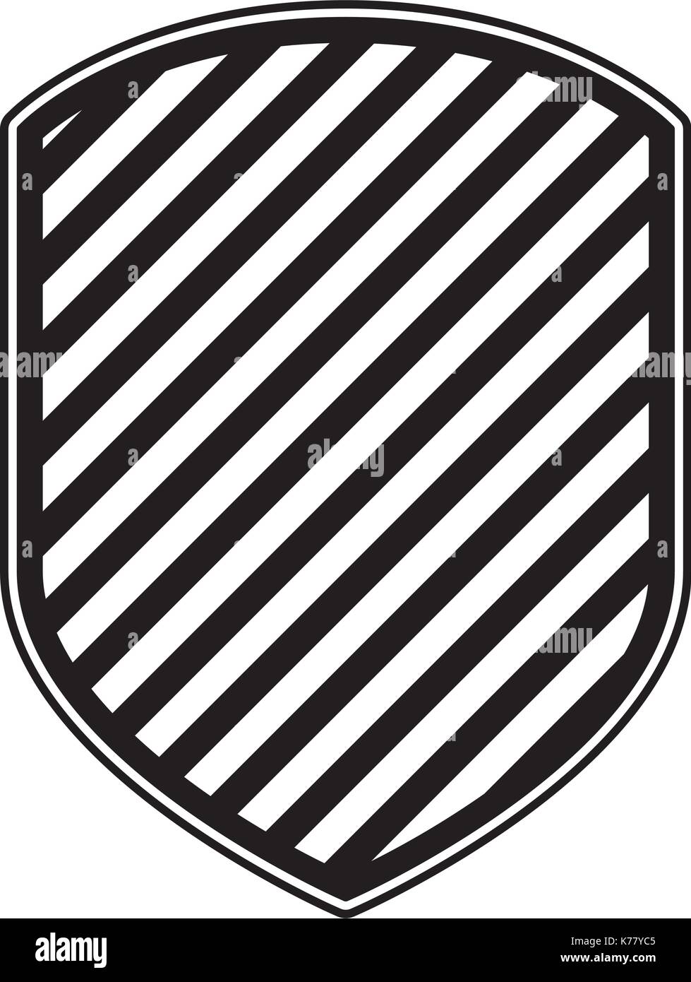 emblem in monochrome and striped Stock Vector Image & Art - Alamy