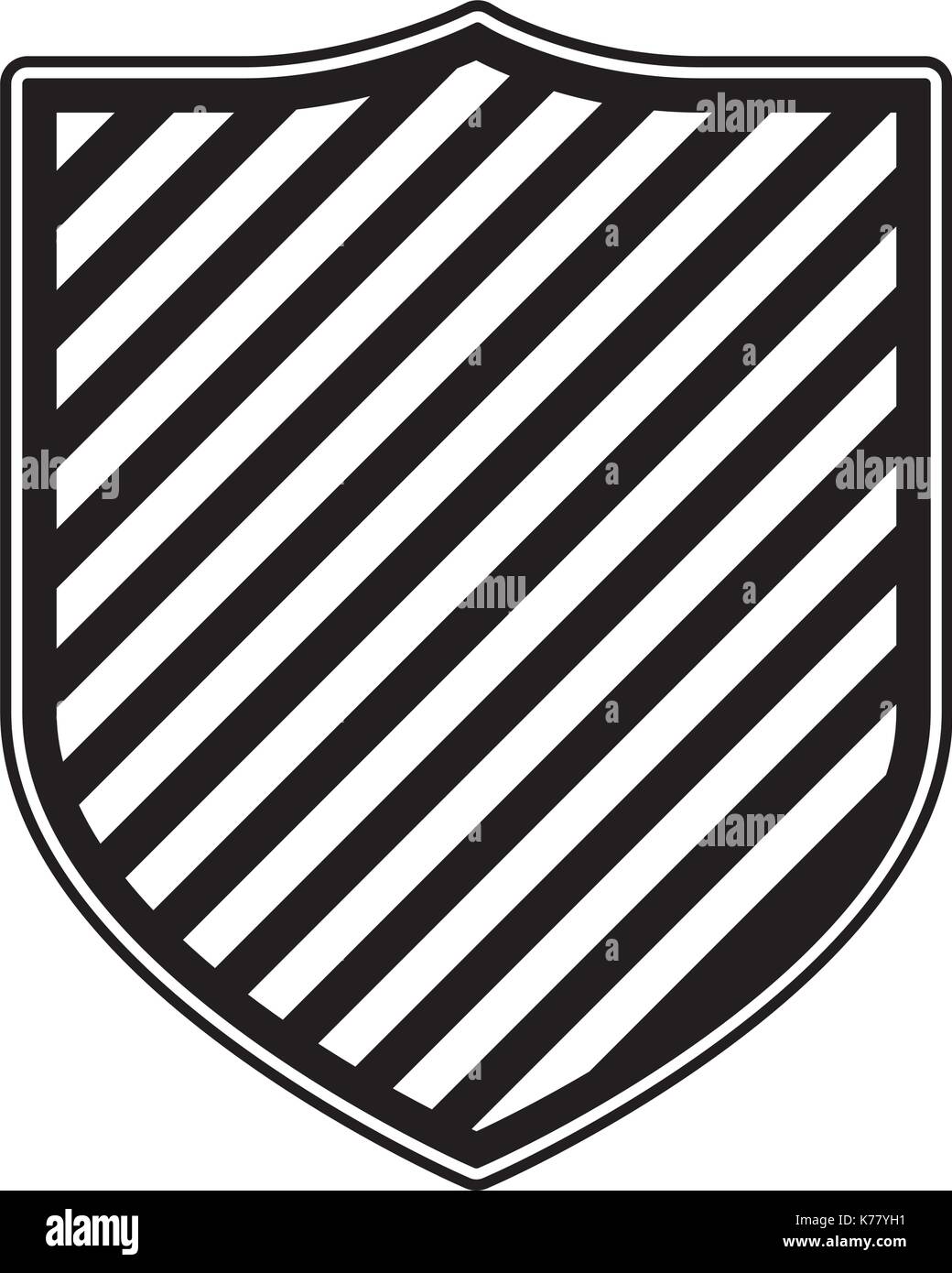 coat of arms monochrome and striped Stock Vector Image & Art - Alamy