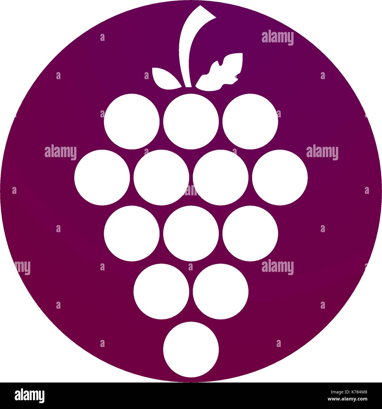 grapes Logo Template vector illustration Stock Vector Image & Art - Alamy