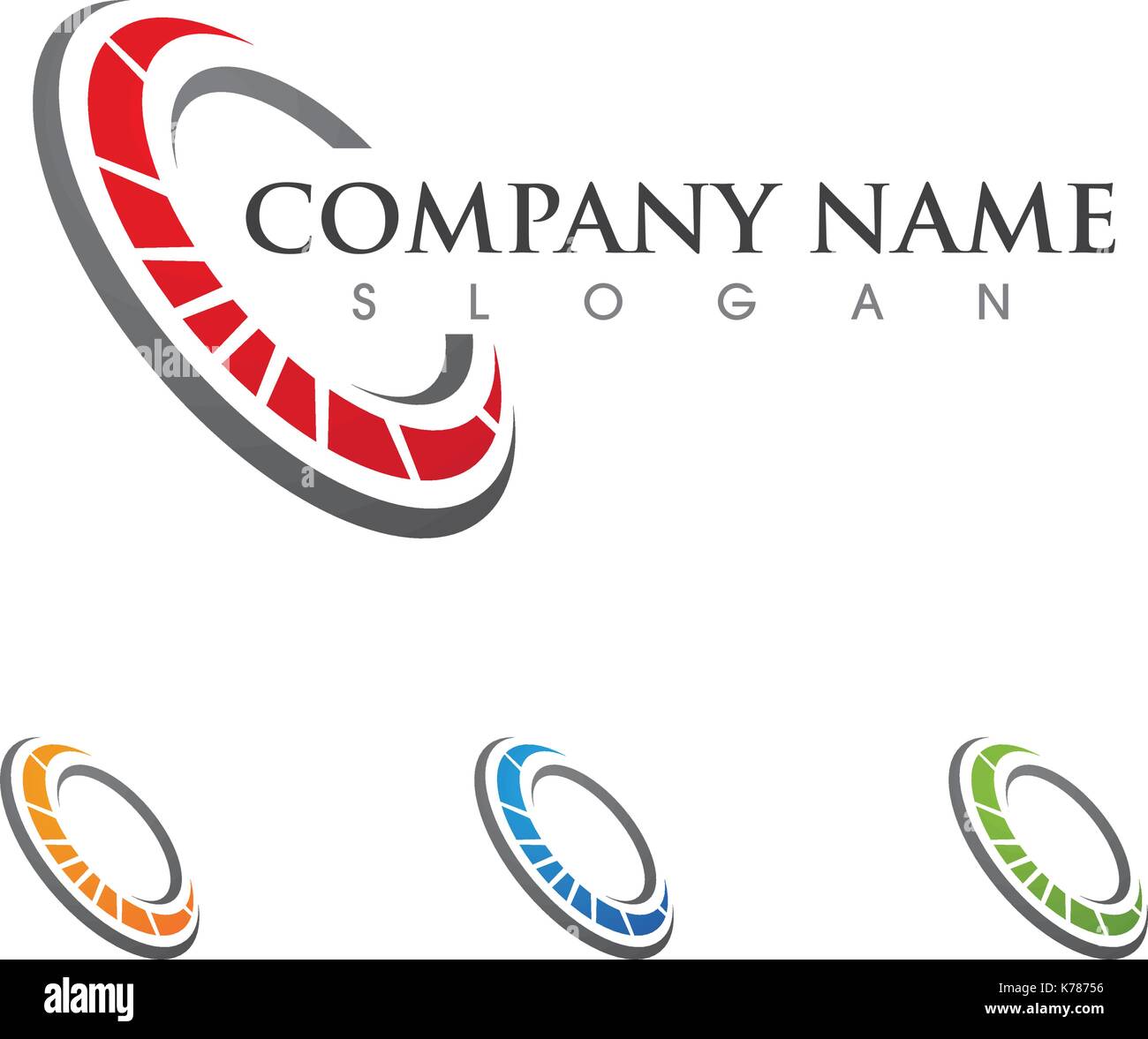 C Letter Faster Logo Template vector icon illustration design Stock ...
