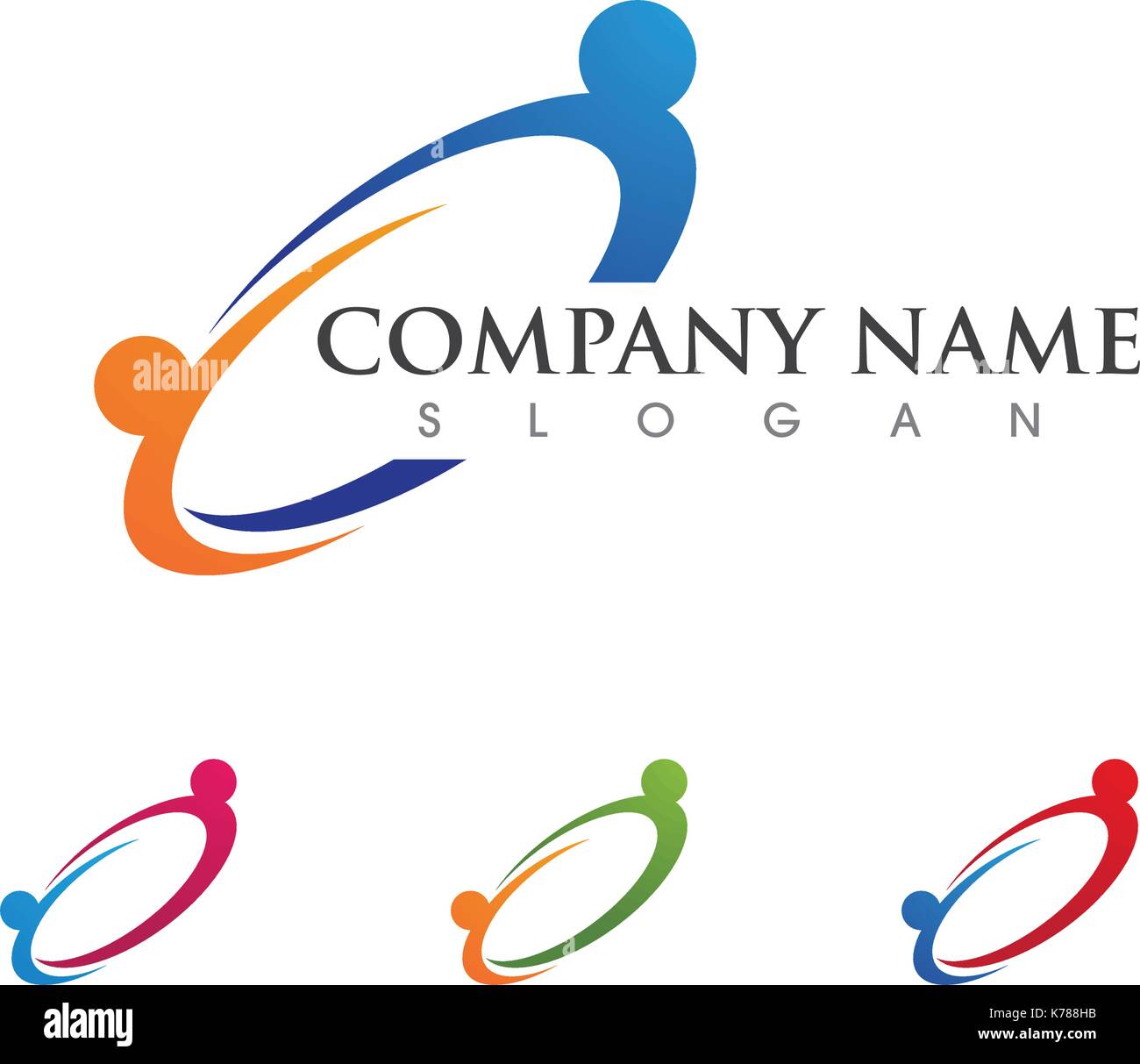 Community, network and social icon design template Stock Vector Image ...
