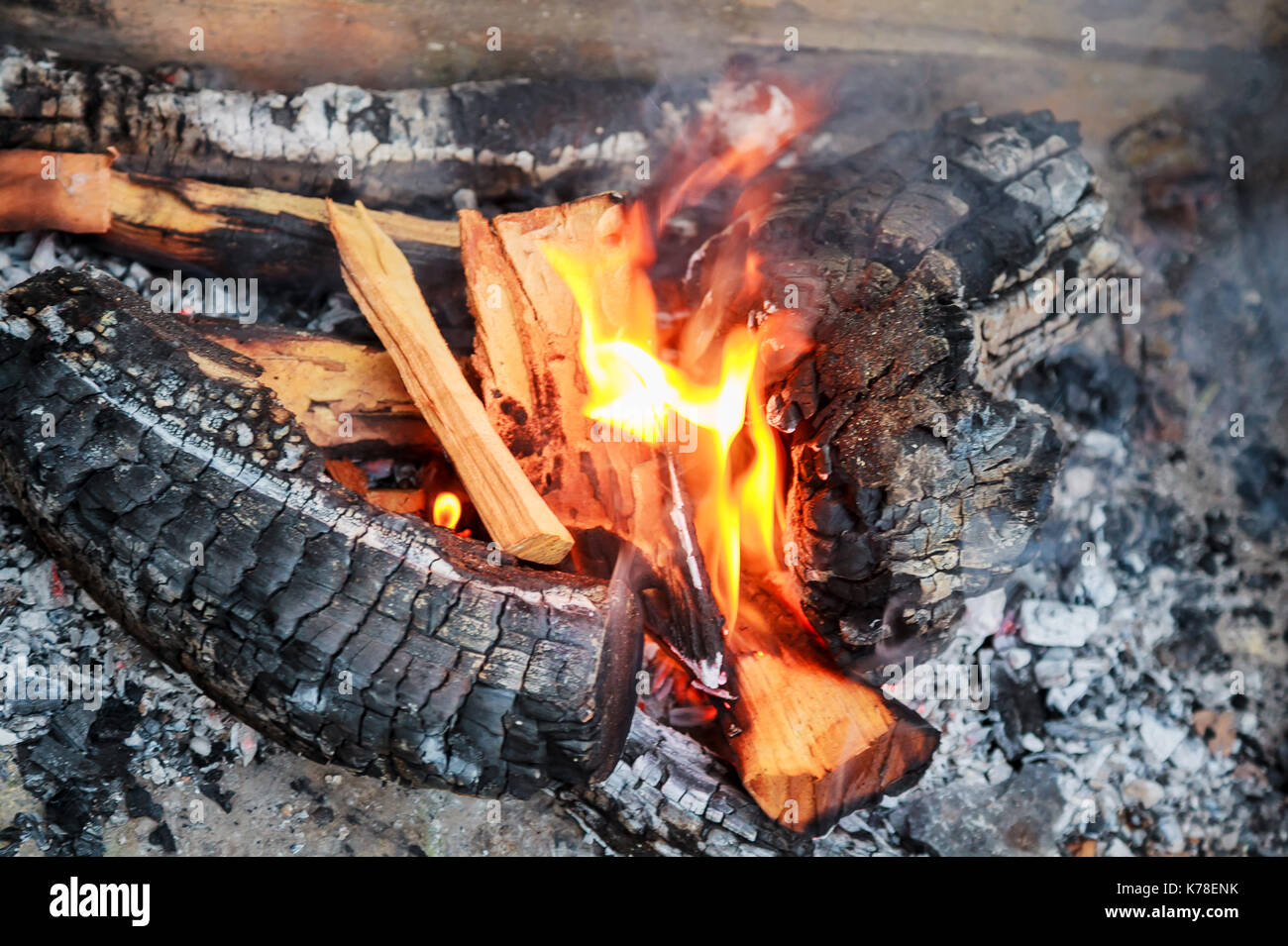 Brick fireplace fire color hi-res stock photography and images - Alamy