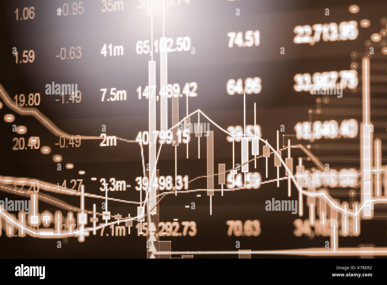 Financial chart business hi-res stock photography and images - Alamy